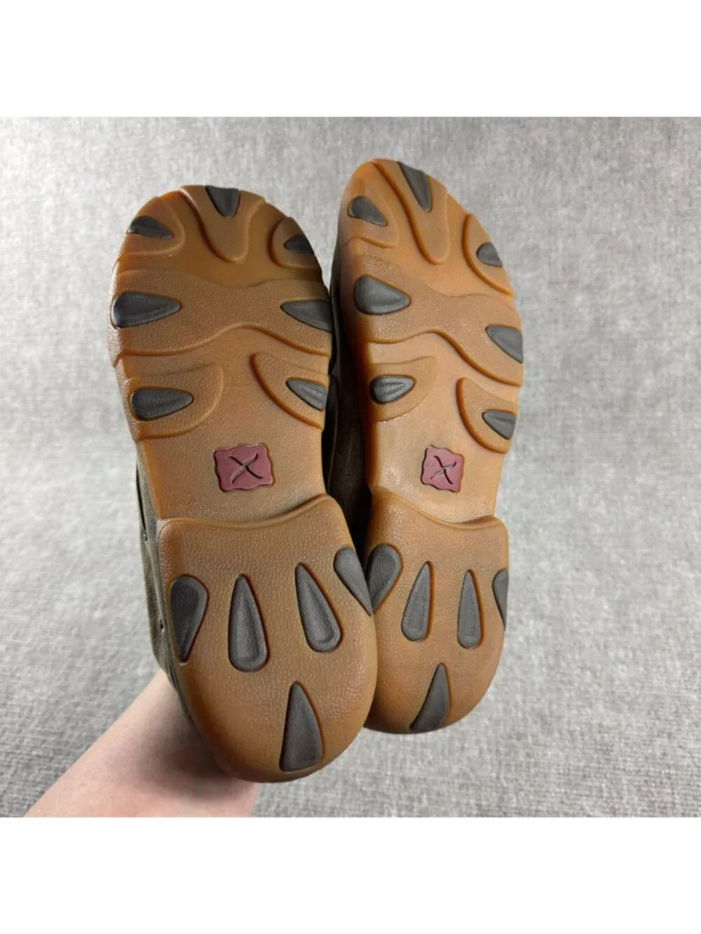 Twisted X Driving Mocs Boat Shoe Mens 13M Bomber Brown Leather Gorpcore Farmcore